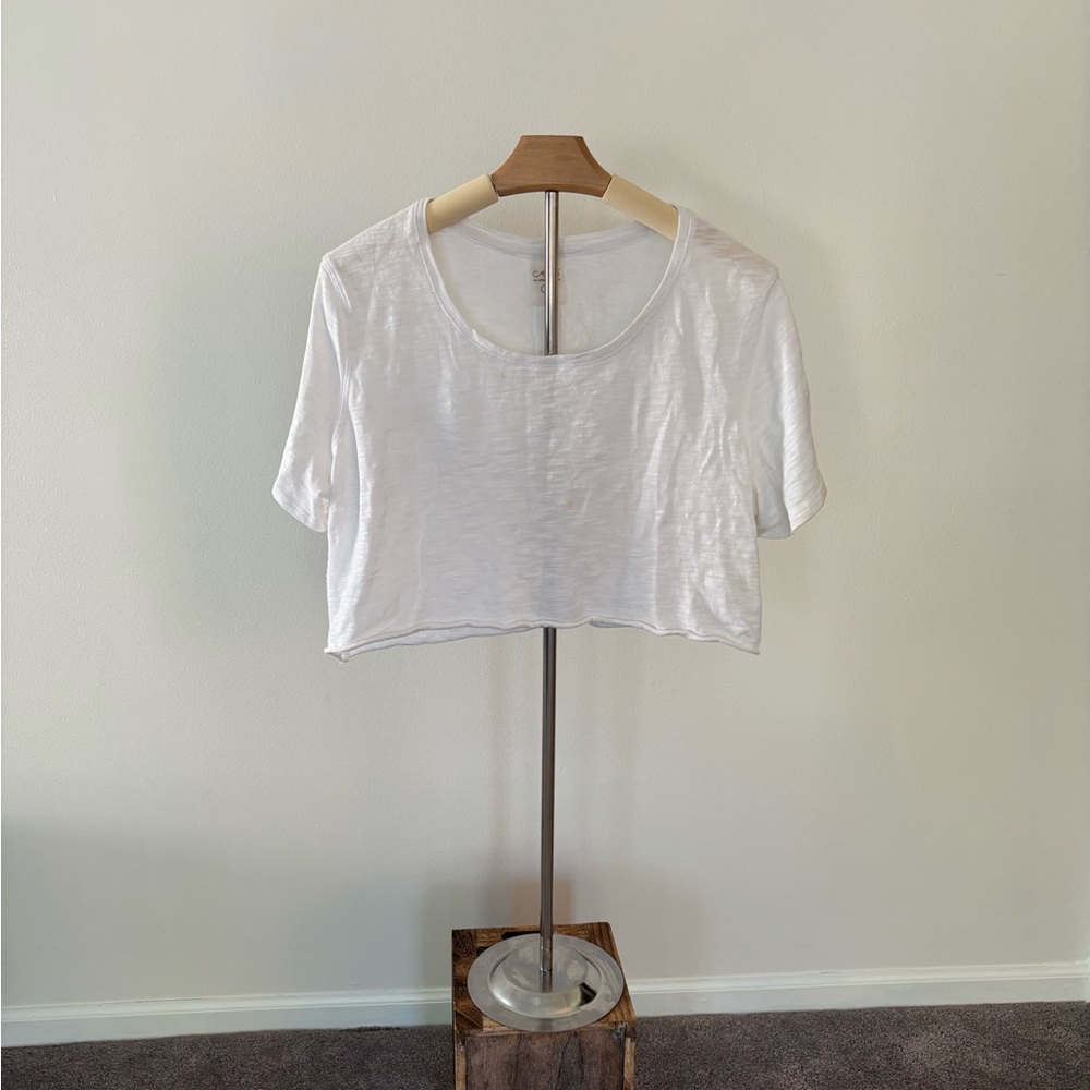 CALIA by Carrie Underwood White Crop T-Shirt